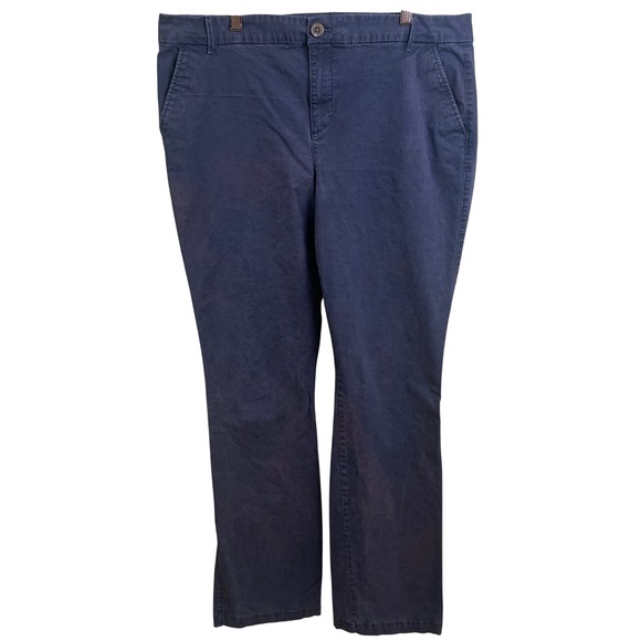 Lot 4 Old Navy Bootcut Woman's Chino Pants Gray Navy Khaki Size 16 Tall - Picture 8 of 16